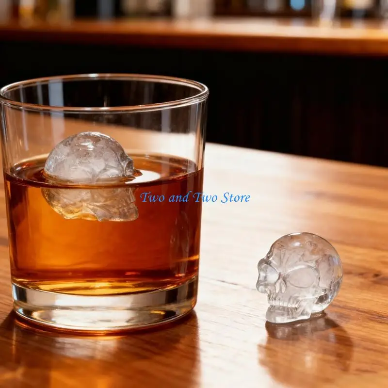 HX6F Detailed Skull Alien Molds Silicone Jewelry Making Supplies for Resin Casting