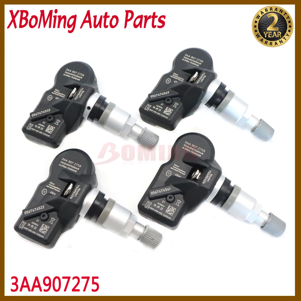 3AA907275 Car Tire Pressure Monitoring System Sensor TPMS For Volkswagen Tiguan CC Touran Passat 433Mhz 3AA907275F 3AA907275B