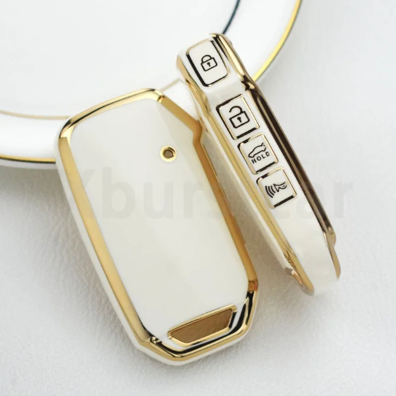 لكيا راي 2023 سبورتاج 2022 K7 2020 كادينزا 2020 سورينتو 4 سول تيلورايد K3 سيراتو 2020 بولي يوريثان سيارة مفتاح بعيد فوب غطاء #6