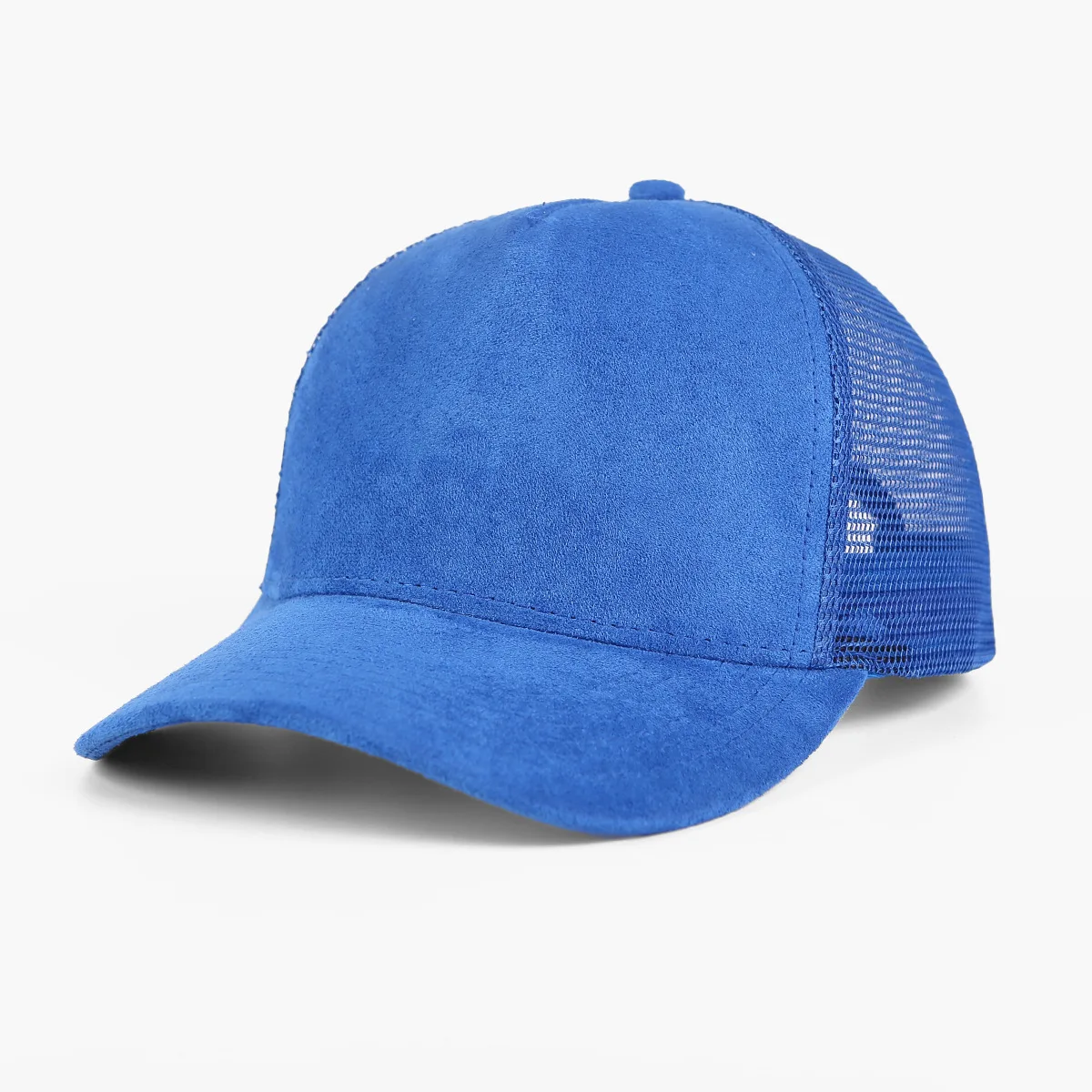 1 Stück Baseballkappe für Herren 5-Panel Mesh Wildleder Trucker Hut Damen Frühling Sommer Outdoor Sportmützen Einfarbige Gorros – Detail 4