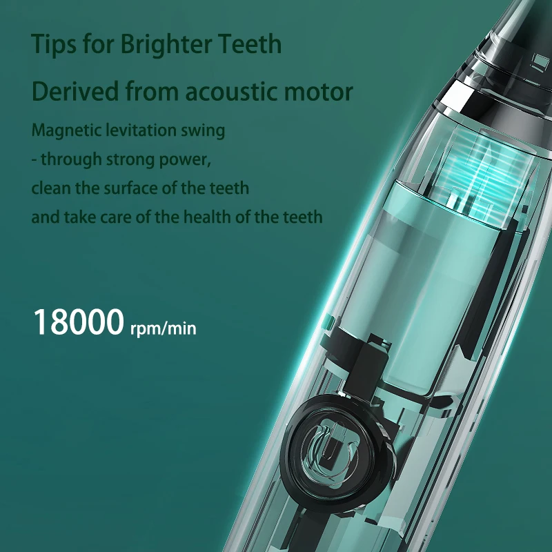 Sonic Electric Toothbrush for Adults Children Ultrasonic Automatic vibrator Whitening IPX7 Waterproof 3 Brush Head battery type