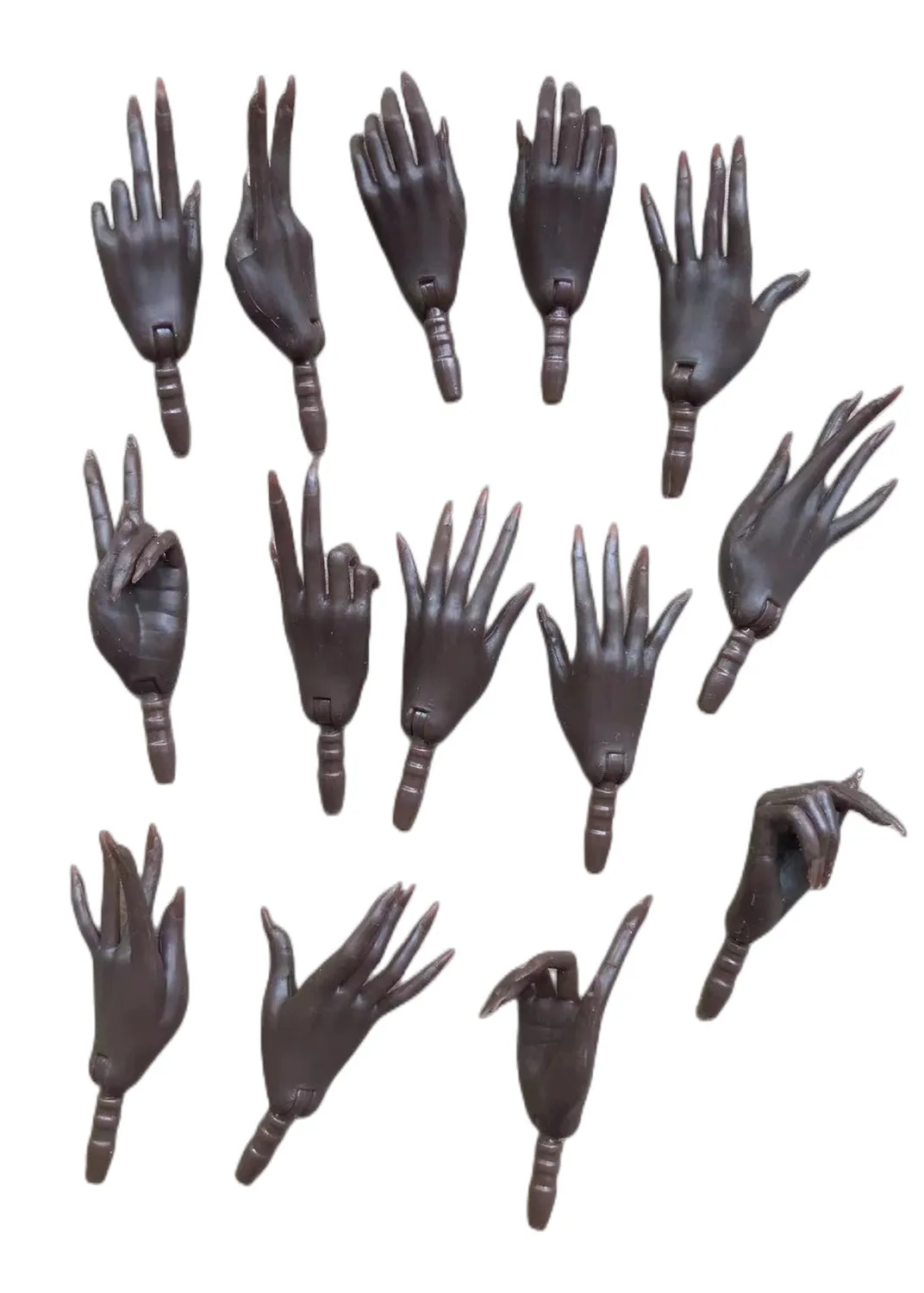 MENGF Doll Hands Long Nail Quality Doll Parts 8 Color 7 Gesture Hands For FR IT PP Super Model Doll Accessories DIY New Decors