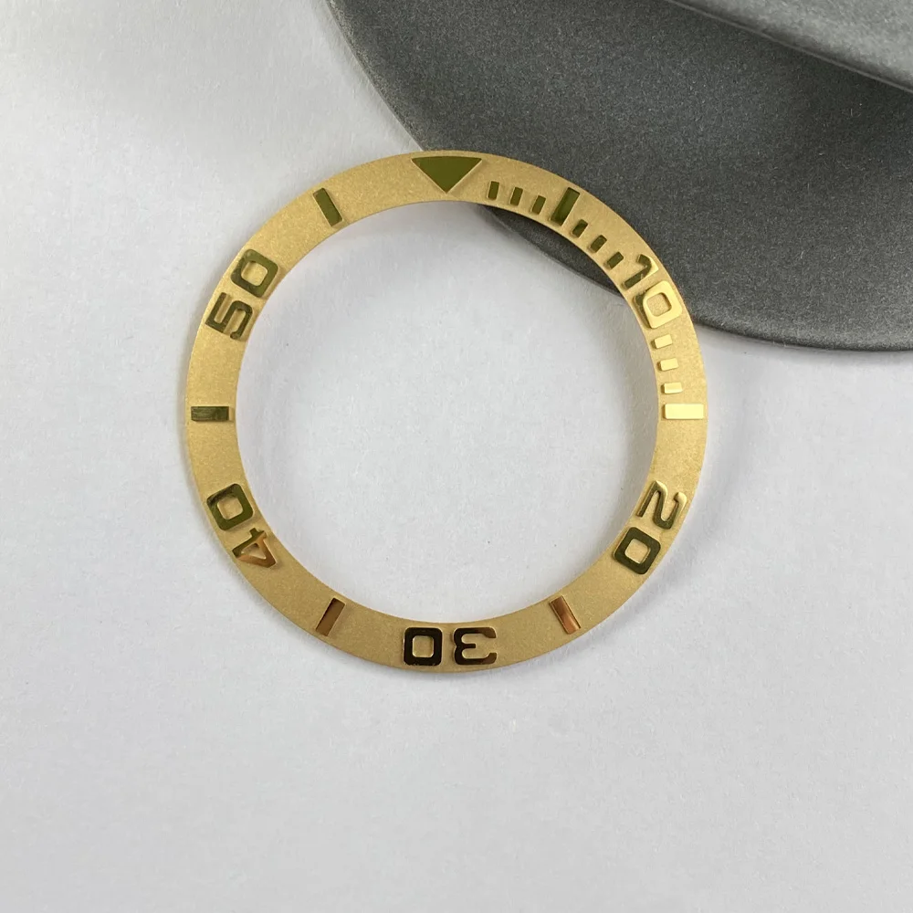 38mm YM Ceramic Bezel insert Men\'s Watches Rings Parts For 40mm SUB GMT fit NH35 NH36 Cases Accessory