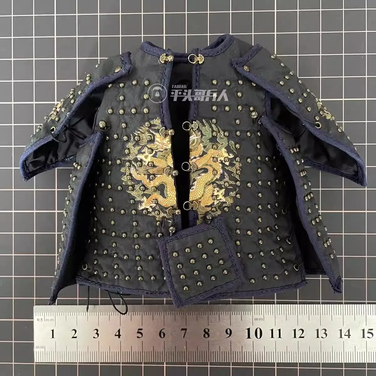 KLG-JIA002 1/6 الجندي خمر سلالة مينغ العام القطن درع نموذج صالح 12 ''عمل الشكل الجسم في الأوراق المالية