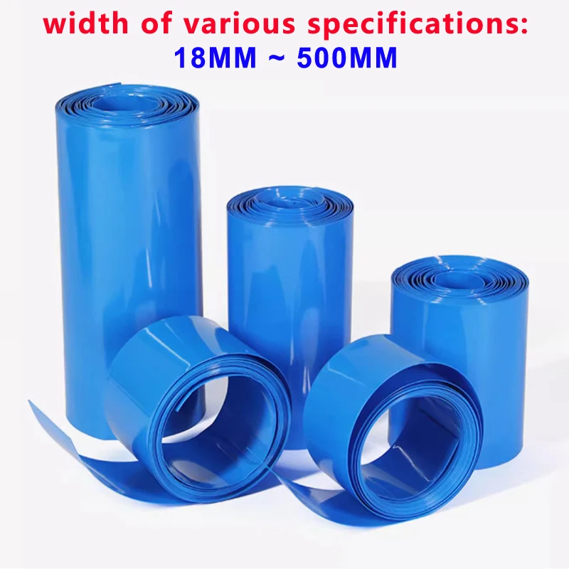 

1KG Lithium battery packaging protective film 14500 18650 21700 Battery pack PVC heat shrinkable film insulation pipe