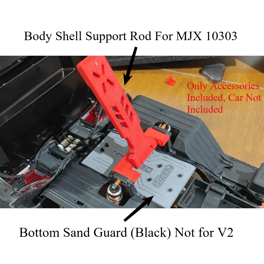 

1/7 RC Crawler Body Shell Roof Support Bar No-Drill Easy Mount Durable Stable Reinforced For Rlaarlo MK07 Upgrade Tuning Parts