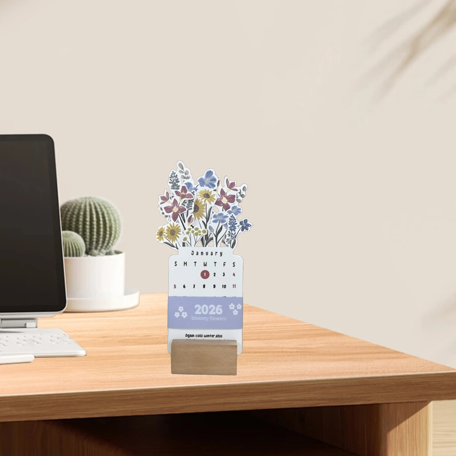 أجندة مكتبية /رزنامة مكتبية ورقة رائعة تقويم صغير الدائمة أجندة مكتبية /رزنامة مكتبية مخطط المنزل مكتب طاولة ديكور التقويم 2026