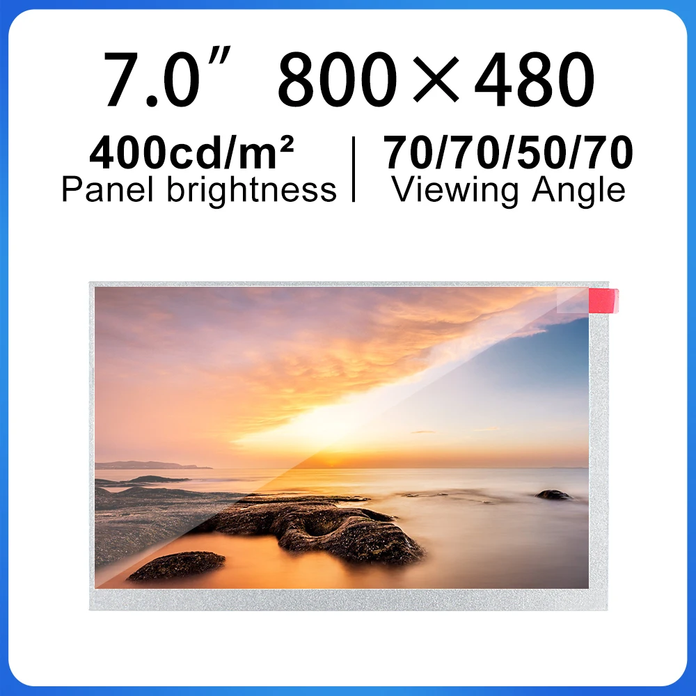 

7-inch ips TFT LCD mouble panel 800(RGB)×480 40 pins AT070TN83 V.1 Screen display