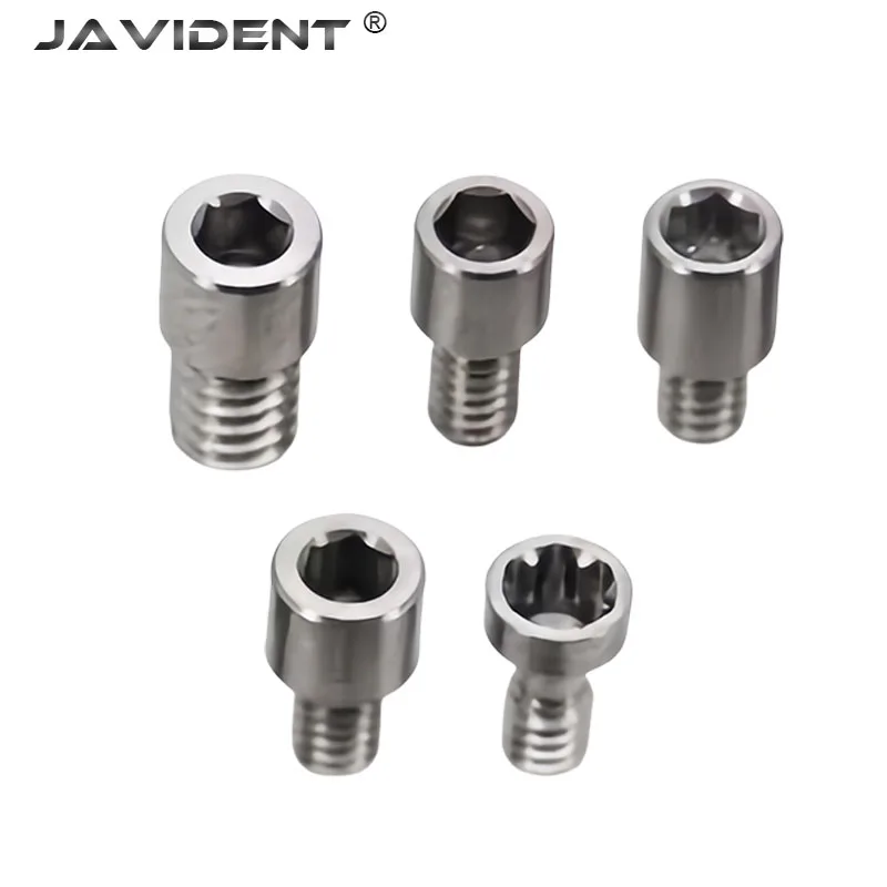 

10Pcs Dental Care Accessories: Implant Abutments, Titanium Posts, Composite Temporary Healing Screws, Dental Materials