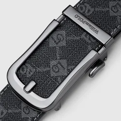Men's Business Automatic Buckle Belt Leather Personalized Belt Fashion Casual Pants Belt