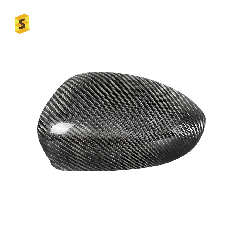 

Shasha Carbon Fiber Rearview Mirror Cover Real Exterior Accessories For Abarth 500/500 Abarth Decoration And Protection