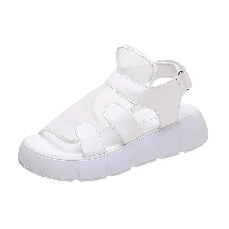 Summer Women Shoes Open Toe Platform Sandals Fashion New Wedge Breathable Casual Sneakers Ladies  and  Chunky Heels image 5