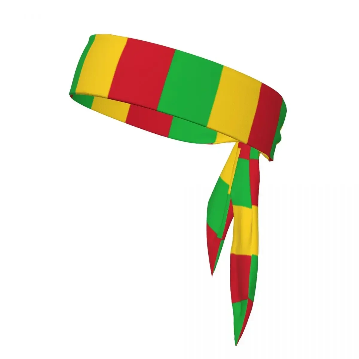 

Mali Flag Head Tie Sports Headband Athlete Sweatbands Head Wrap For Working Out Running Yoga