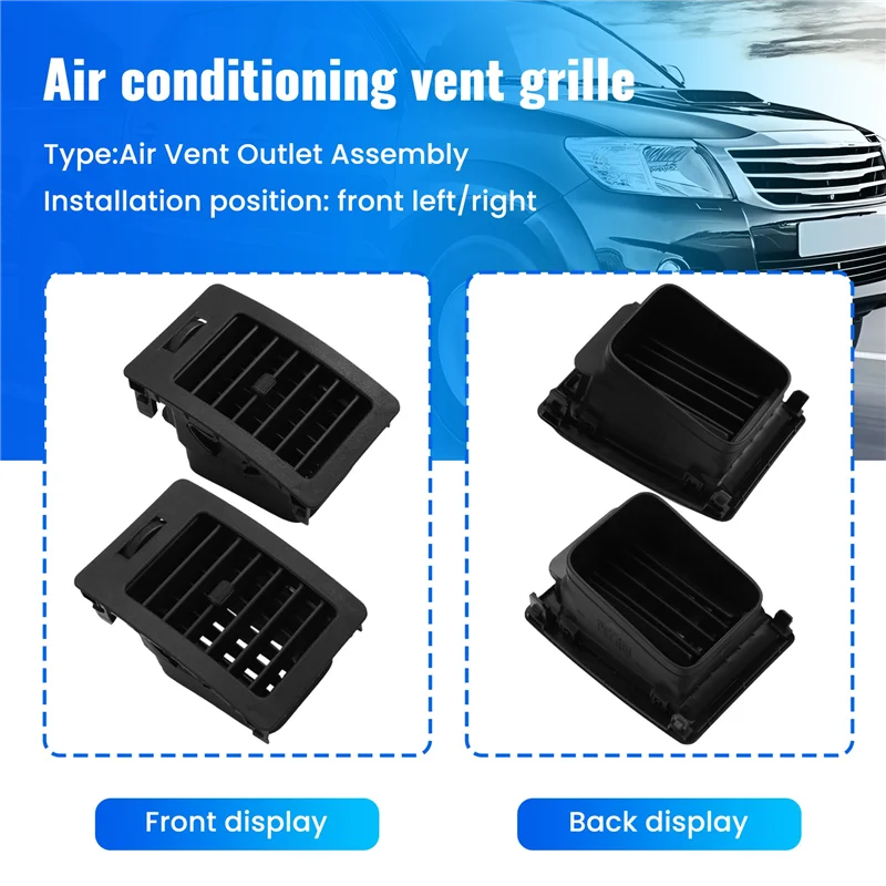 

Durable Left/Right Front Central Dashboard Air Vent Panel Air Conditioning Outlet Grille For Toyota Hilux VIGO 2004-2015