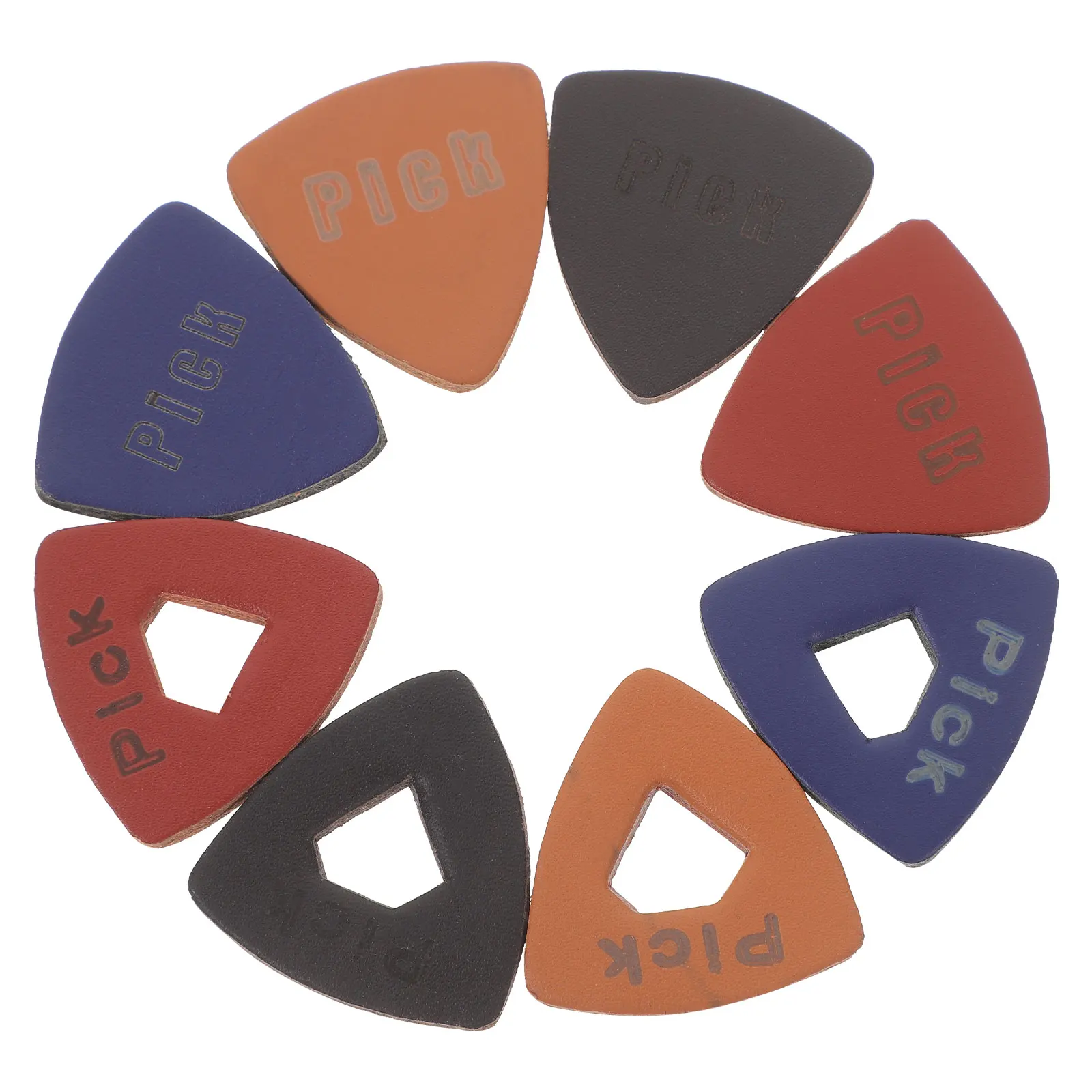 

8Pcs Premium Guitar Picks Set Compact Lightweight Easy to Hold Suitable for Electric Acoustic Guitar Bass and Ukulele