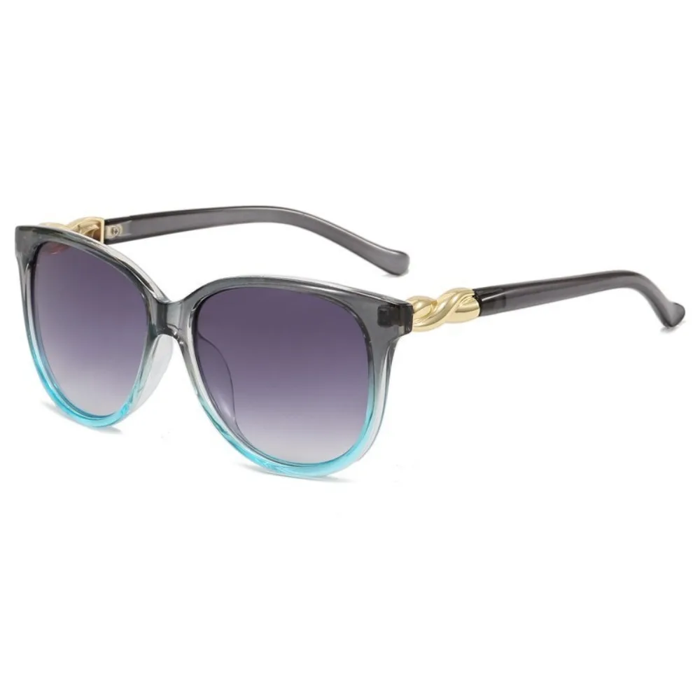 

Classic Round Women Sunglasses Oversized Korean Style Sun Glasses Gradient Lenses V400 Shades Eyeglasses Streetwear