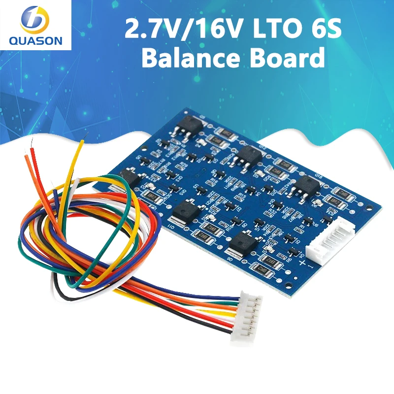 2.7V/16V LTO 6S Balance Board Equalization Circuit Lithium Titanate Battery/Super Farad Capacitor Protection Board