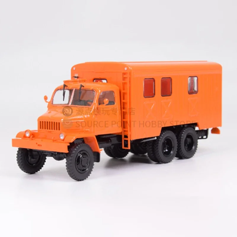 

1:43 Scale Diecast Alloy PRAGA-V3S-PAOM-G Military Box Truck Toys Cars Model 103078 Classics Adult Souvenir Gifts Static Display