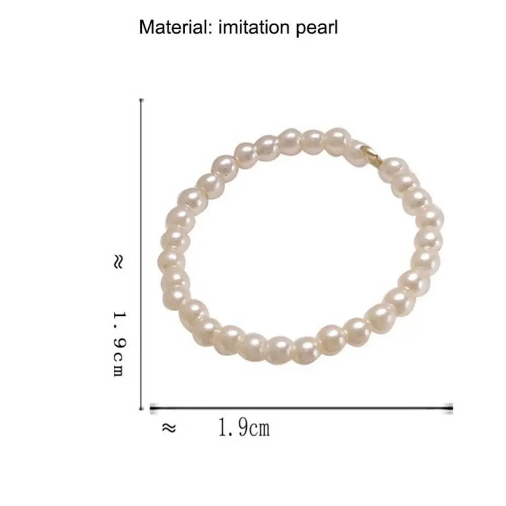 مرونة خمر الإكسسوارات حفل زفاف هدية المرأة خاتم خواتم اللؤلؤ فنجر خواتم هندسية #6