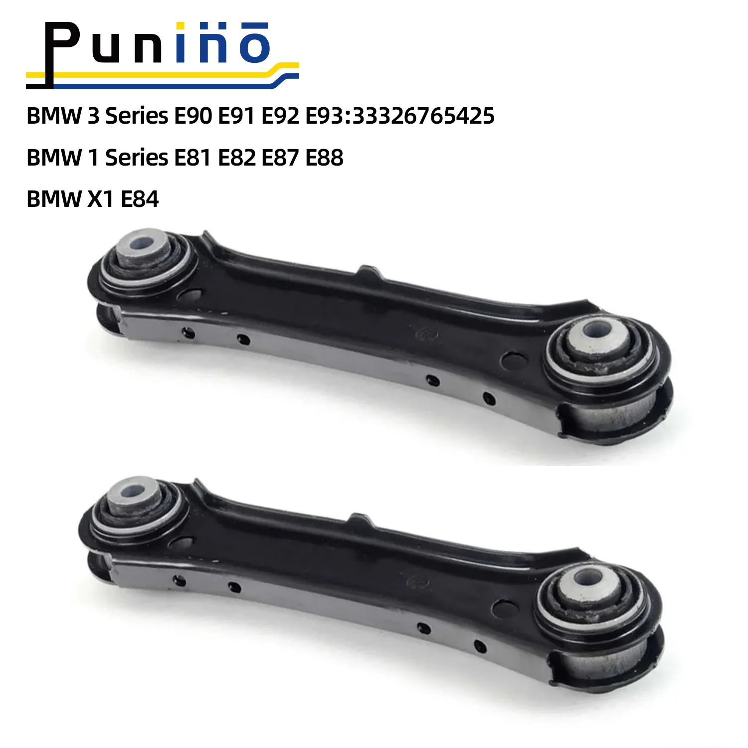 Punino Pair Rear Upper Suspension Control Arm For BMW 1 3 Series E90 E91 E92 E93 E81 E82 E88 X1 E84  33326765425 33322409890