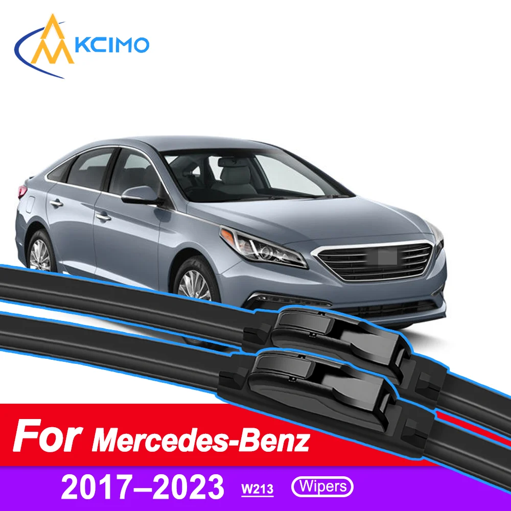 

2PCS HD Wiper Blades for Mercedes-Benz E-Class W213 2017–2023 Front Windshield Accessories 2023 2022 2021 2020 2019 2018 2017