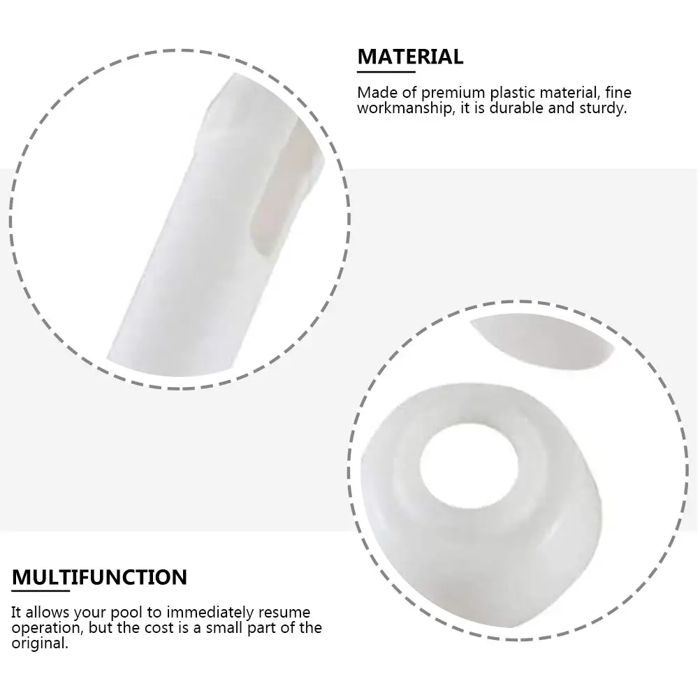

24pcs Pool Joint Pins 2.16in Cap 2.36in Cap Durable Plastic Connector Replacement Parts For Spa Accessories
