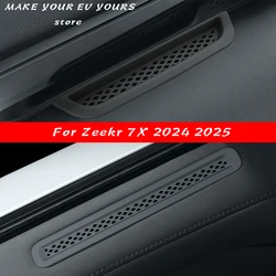 For Zeekr 7X 2024 2025 Center Console Car Door Air Outlet Silicone Protective Cover Interior Accessories