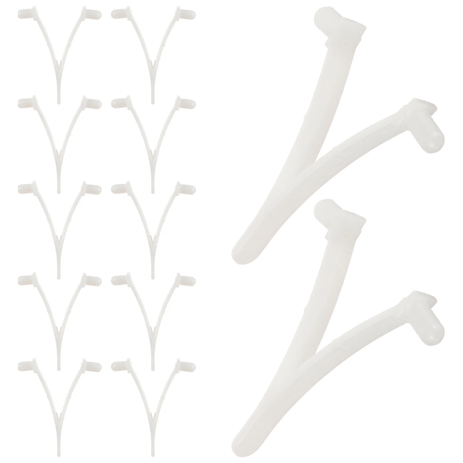 

12Pcs Pool Brush Attachment Clips V Clips for Cleaning Tool Handle Skimmer Net Vacuum Head Heavy Duty Replacement Pool