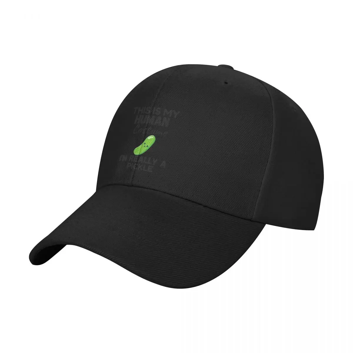 

This Is My Human Costume I'm Really A Pickle- Funny Saying Baseball Cap Fishing cap Thermal Visor Cosplay Caps Male Women's