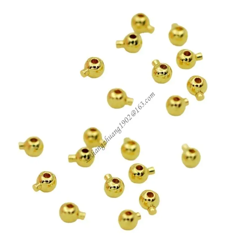 

Q6RB 20PCS Круглый застежки для бусин для ожерелий ручной