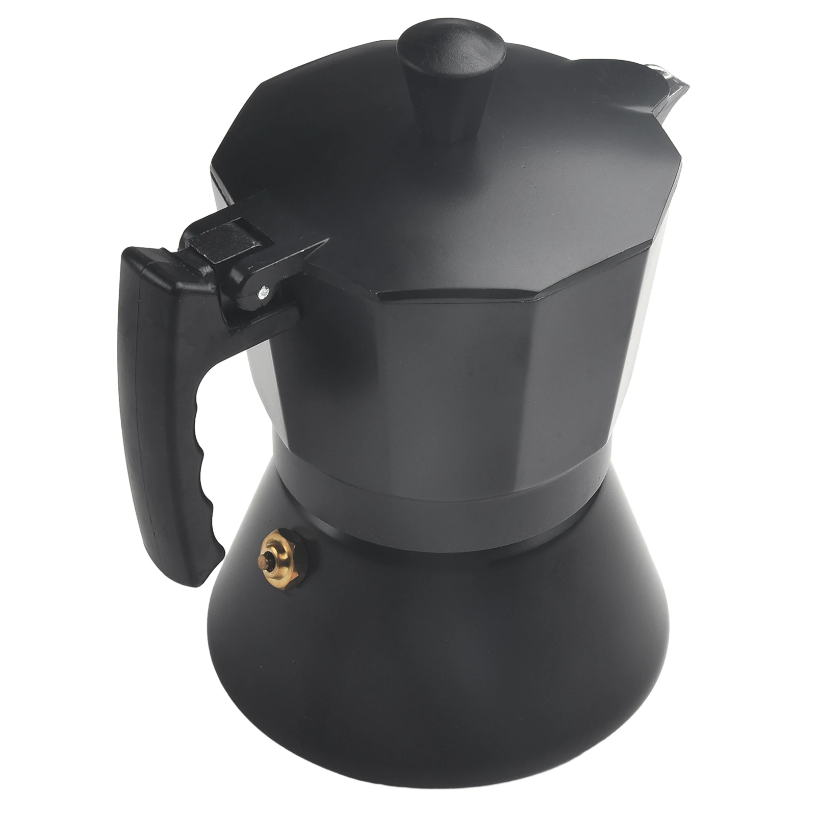 150/300ML Kettle Pot 1Pc 2 Size Aluminum Black Coffee Maker Espresso Maker Moka Pot Portable Practical Darable