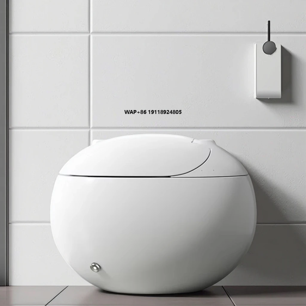 Noise-Free Intelligent Toilet-Radar Sensor Auto Flush Heated Seat Remote Control P-trap Drainage Factory Direct
