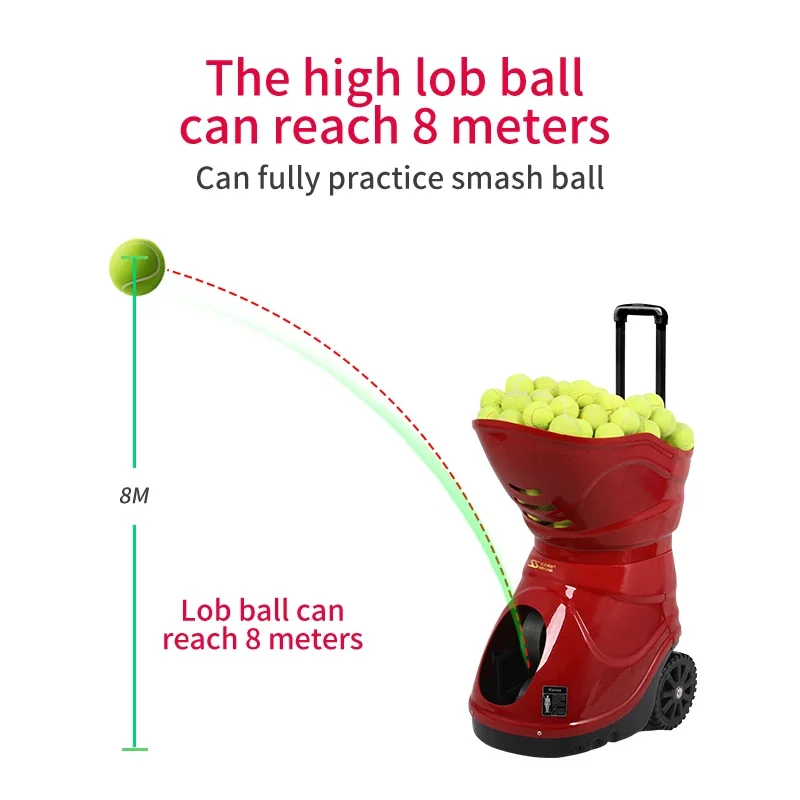 Ultima macchina da tiro per palline da Tennis T1600 con batteria e telecomando