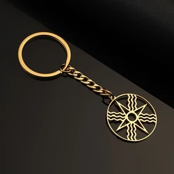 Stainless Steel Ashur Keychain for Women Men Jewelry Assyrian Chain