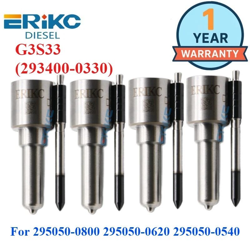 

Injector G3S33 (293400-0330) Common Rail Diesel Injector Spare Parts Nozzle 2934000330 for 295050-0800 295050-0620 295050-0540