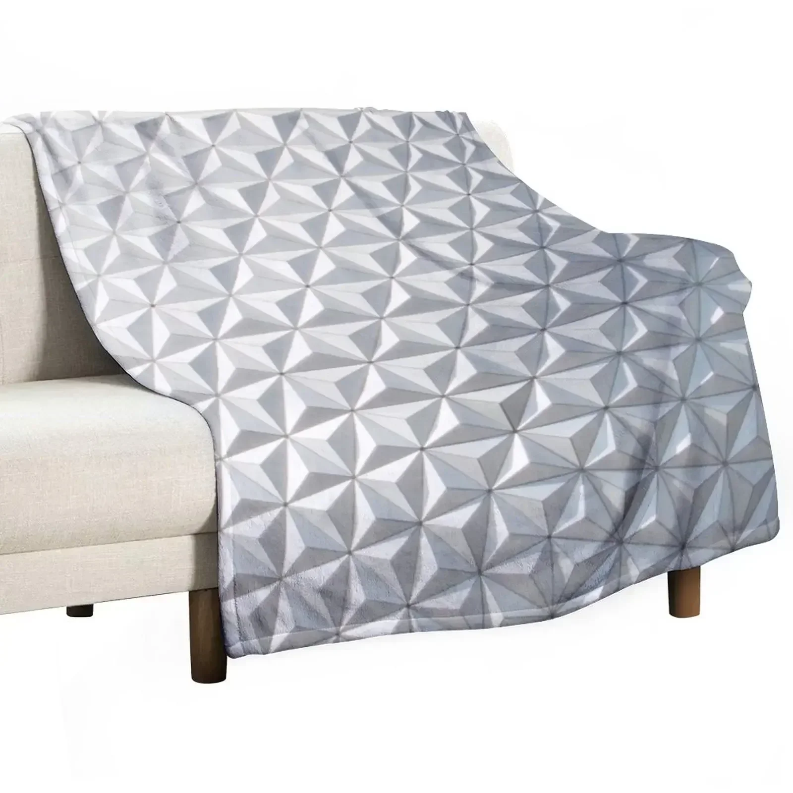 Spaceship Earth Throw Blanket Polar Soft Big Stuffeds Blankets