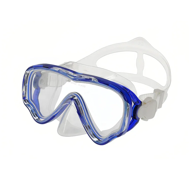 Kids Swimming Goggles Anti Fog with Nose Cover No Leaking Clear Wide Vision Snorkeling Diving Mask Pool Beach Eyewear