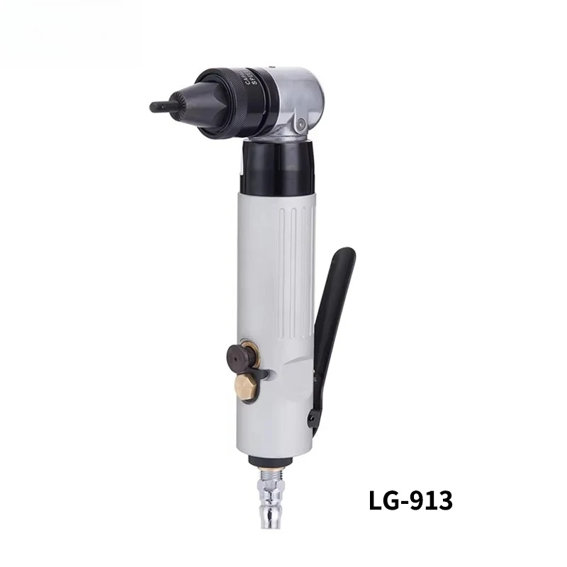 

Straight Elbow Pneumatic Nut Gun Lightweight Handheld Rivet Nut Tool 90 Degree Right Angle Fastening Tool