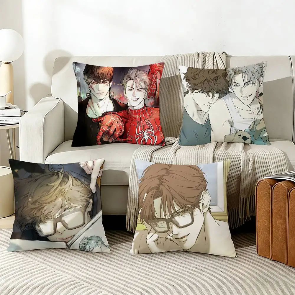 

Cute Nerd Project Cartoon Various Sizes Square Pillow Case For Car Home Bedchamber Decor