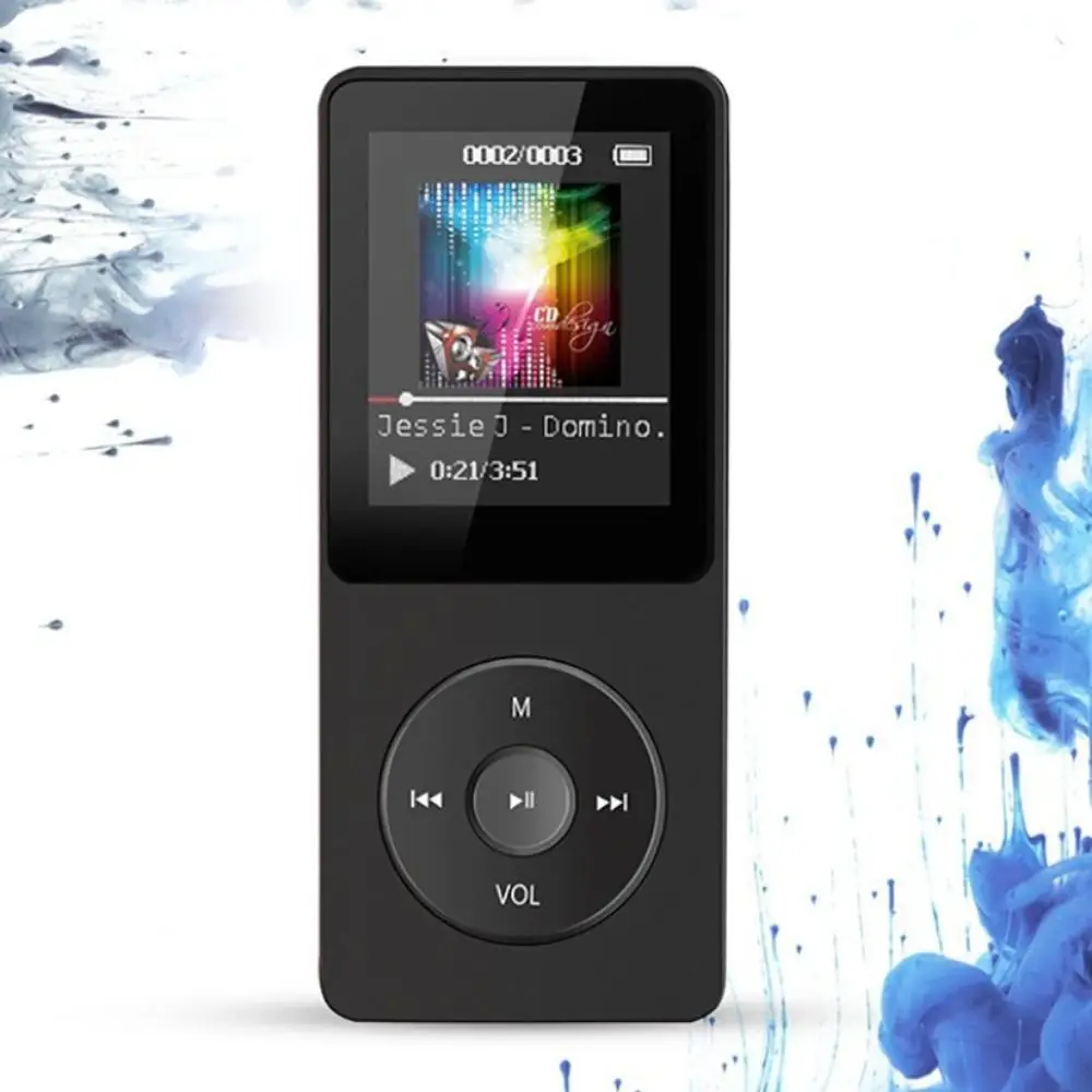 Fashion Type-C Student MP3 Bluetooth 5.4 HiFi Lossless MP3 Music Player Color Screen Portable FM Radio Music Player Kid Use
