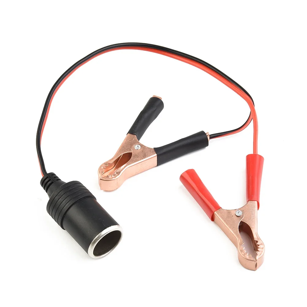 Metal Car Battery Cable Clamp Battery Cable Clamp 12V-24V 35cm/13.78in Battery Crocodile Clip 1 Pc Female Useful
