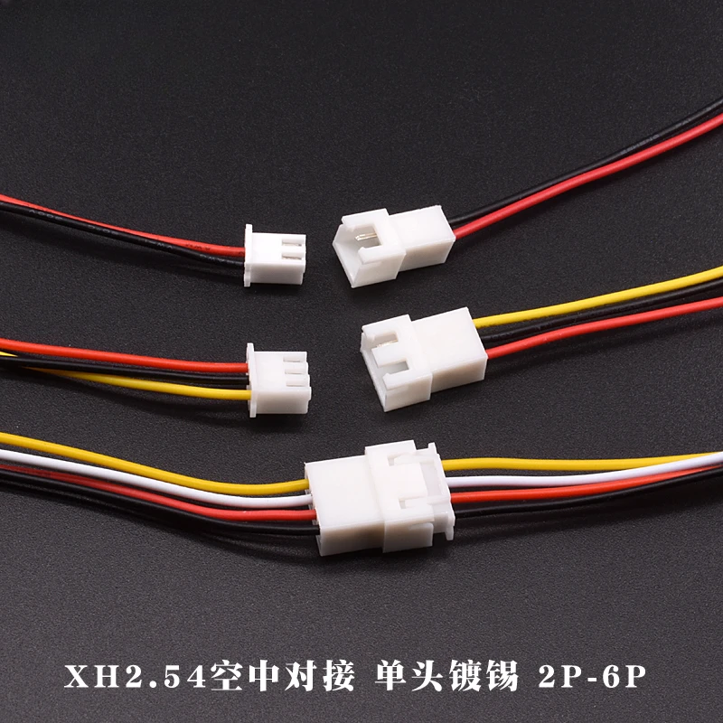 

10PCS JST XH2.54 XH 2.54mm Wire Cable Connector 2P/3P/4P/5P/6 Pin Pitch Male Female Plug Socket 10cm/20cm/30cm Length 26AWG