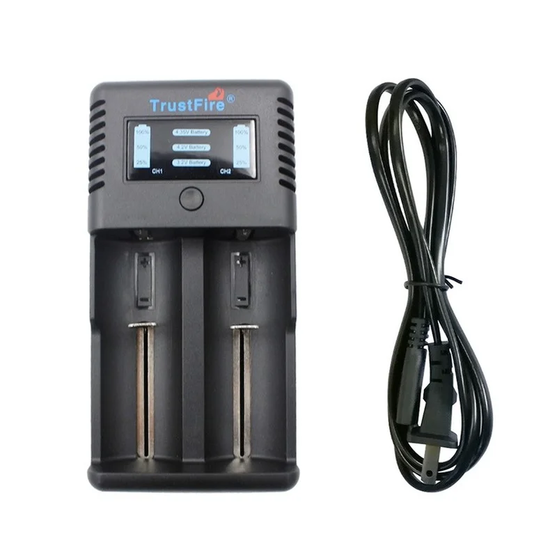 High Quality 18650 14500 16340 26650 Battery Charger Fast Charging for LED Flashlight Rechargeable Li-ion Batteries US/EU Plug