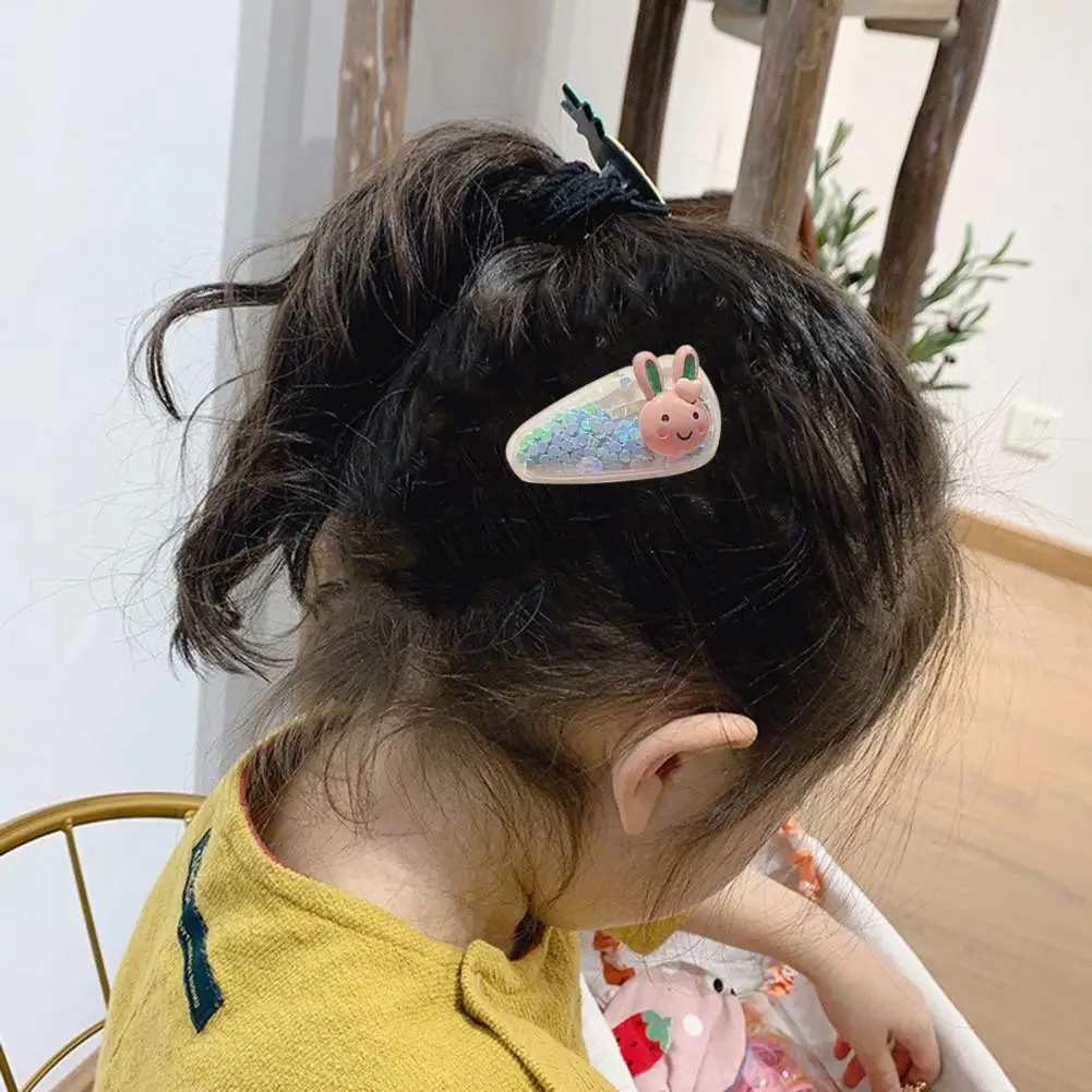 Women Hairpins Decorative Hairpins Colorful Cartoon Fruit Hairpins 5-piece Set of Lightweight Anti-slip Hair for Girls