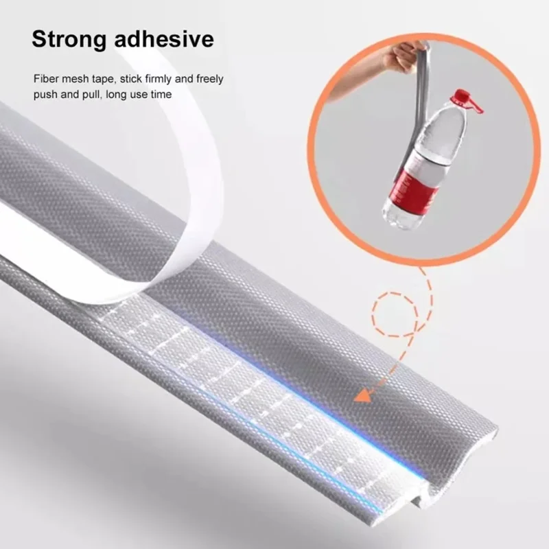 1pc 5/10/20/40m Soundproof Window Weatherproof Sealing Strip Sliding Door Window Windproof Soundproof Door Bottom Sealing