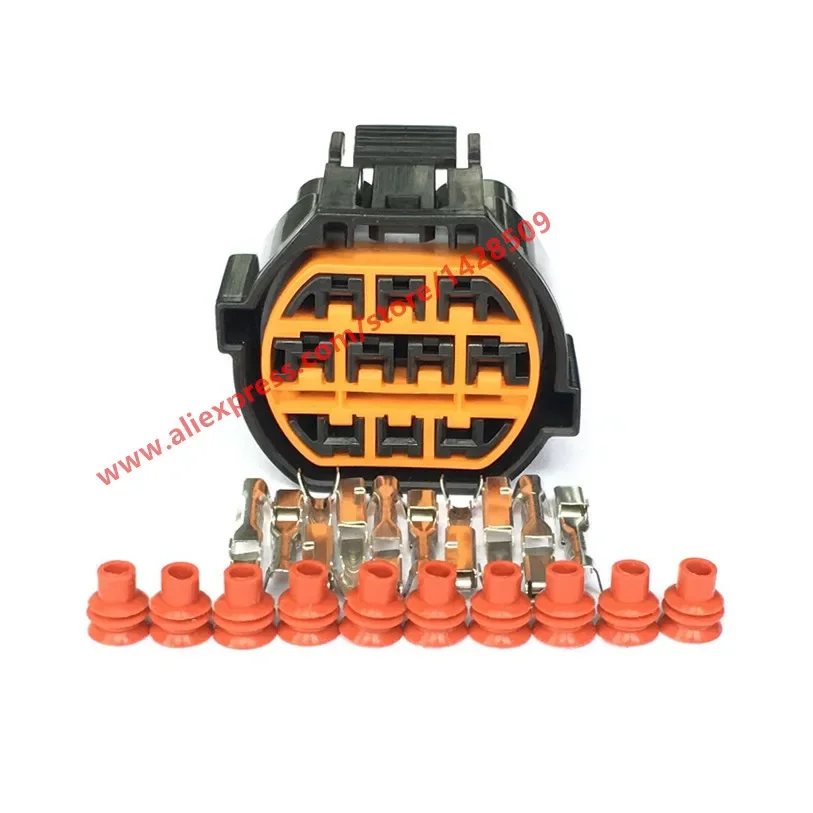 1 Set HP066-10021 10 pin Automotive Headlight Assembly Wiring Plug For HYUNDAI Verna KIA K1 K2 K3 K4