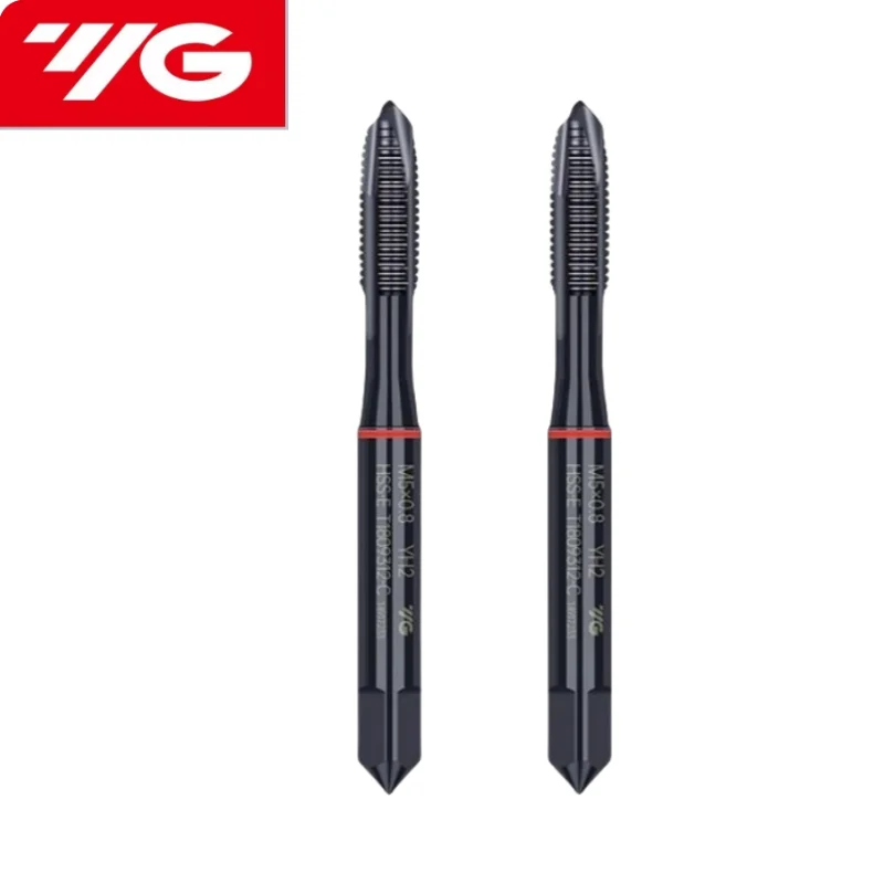 South Korea YG HSSE INOX JIS Standard Metric Spiral Pointed Tap M2M2.5M3M3.5M4M5M6M7M8M10M12 M14M16M18 Machine With Red Circle