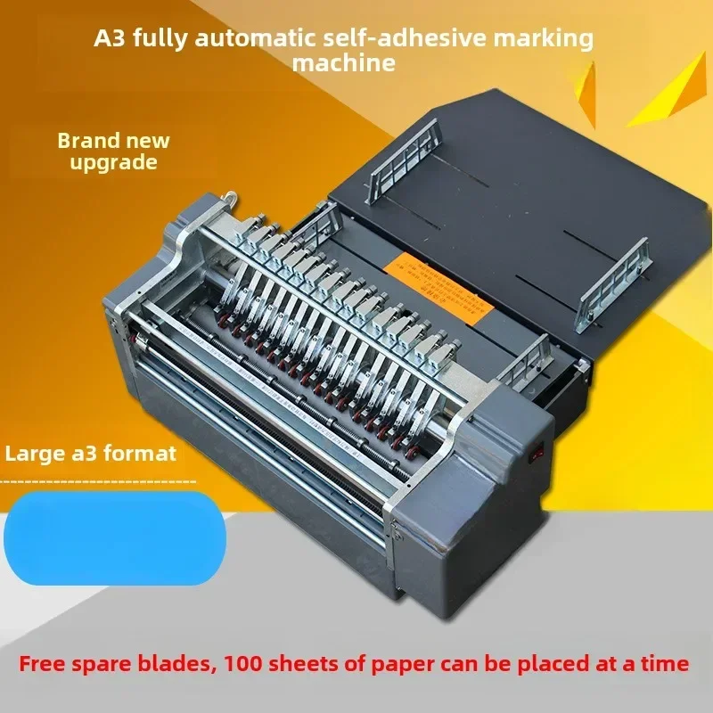 

Automatic self-adhesive scribing machine sticker slitting machine automatic paper feeding high speed A3