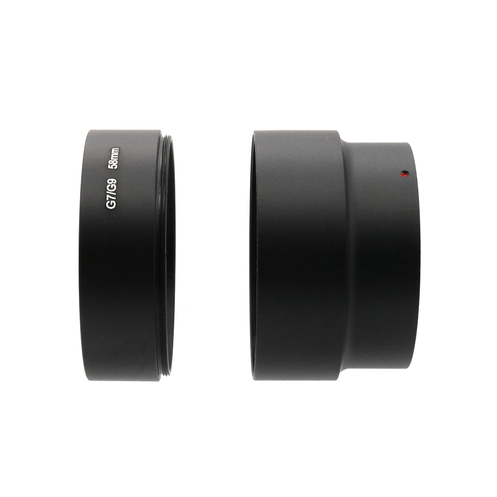 58Mm Adapter Ống Vòng Kim Loại Dành Cho Máy Ảnh Canon Powershot G7 / G9 Camera