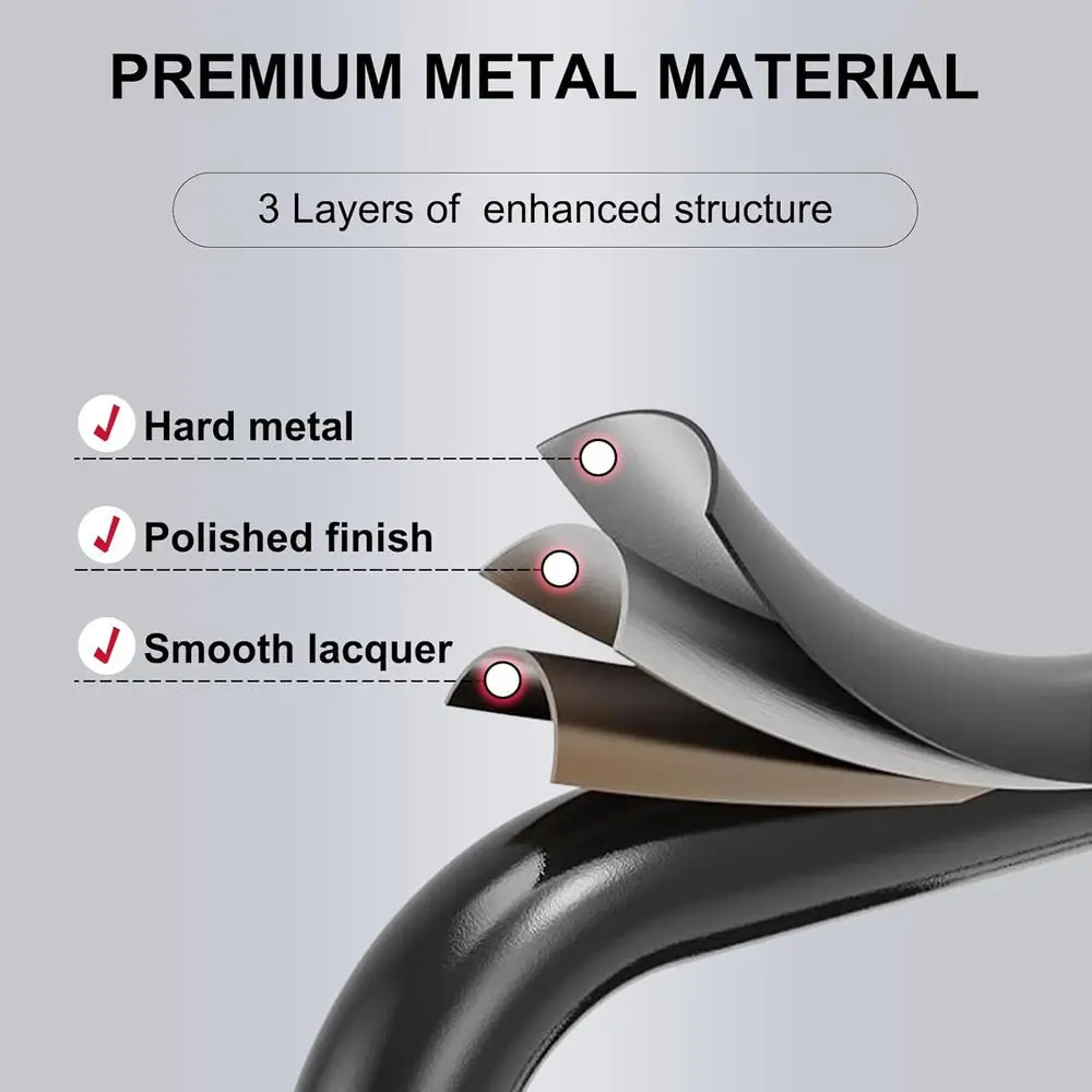 Ladder with Handrails, 500 Lbs Capacity, Folding Step Stool Ladder, Attachable Tool Bag, Lightweight & Storage, Multi-use for Ho